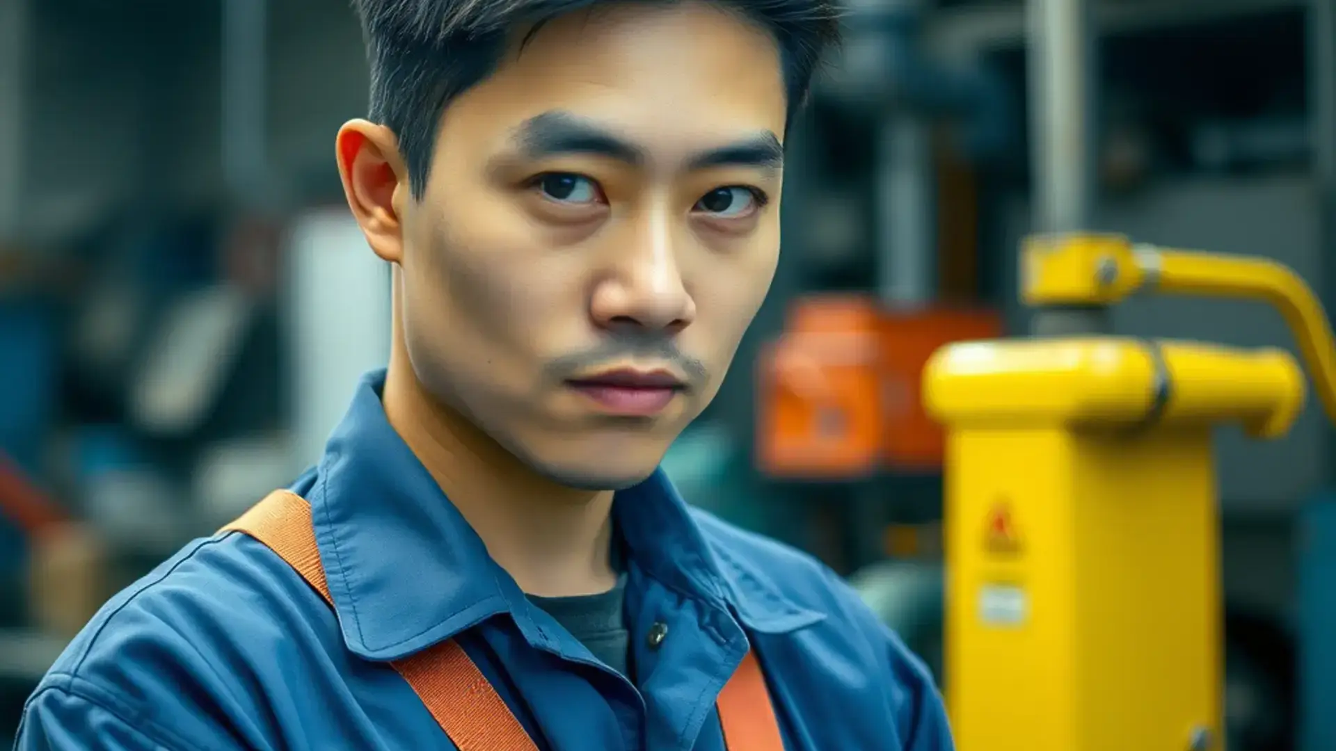 ポンプ修理作業の様子