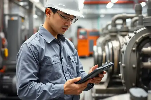 精密診断の様子